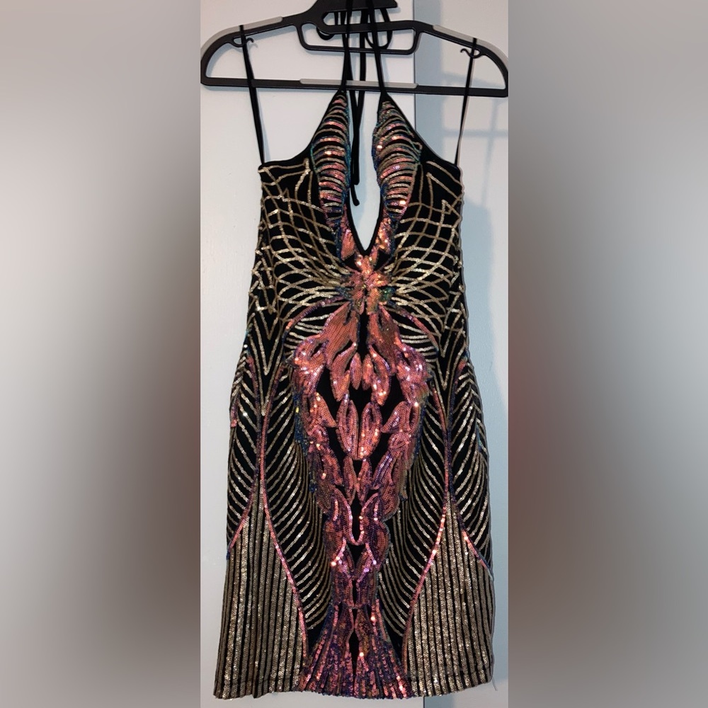 Sequin Mini Dress